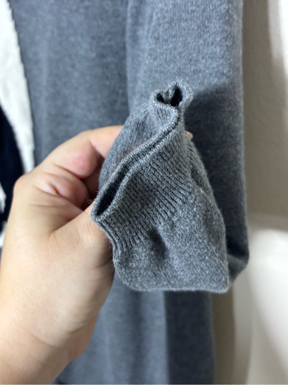 The Limited Gray Penguin Knit Sweater with Pink Beak Accent - Picture 5 of 9